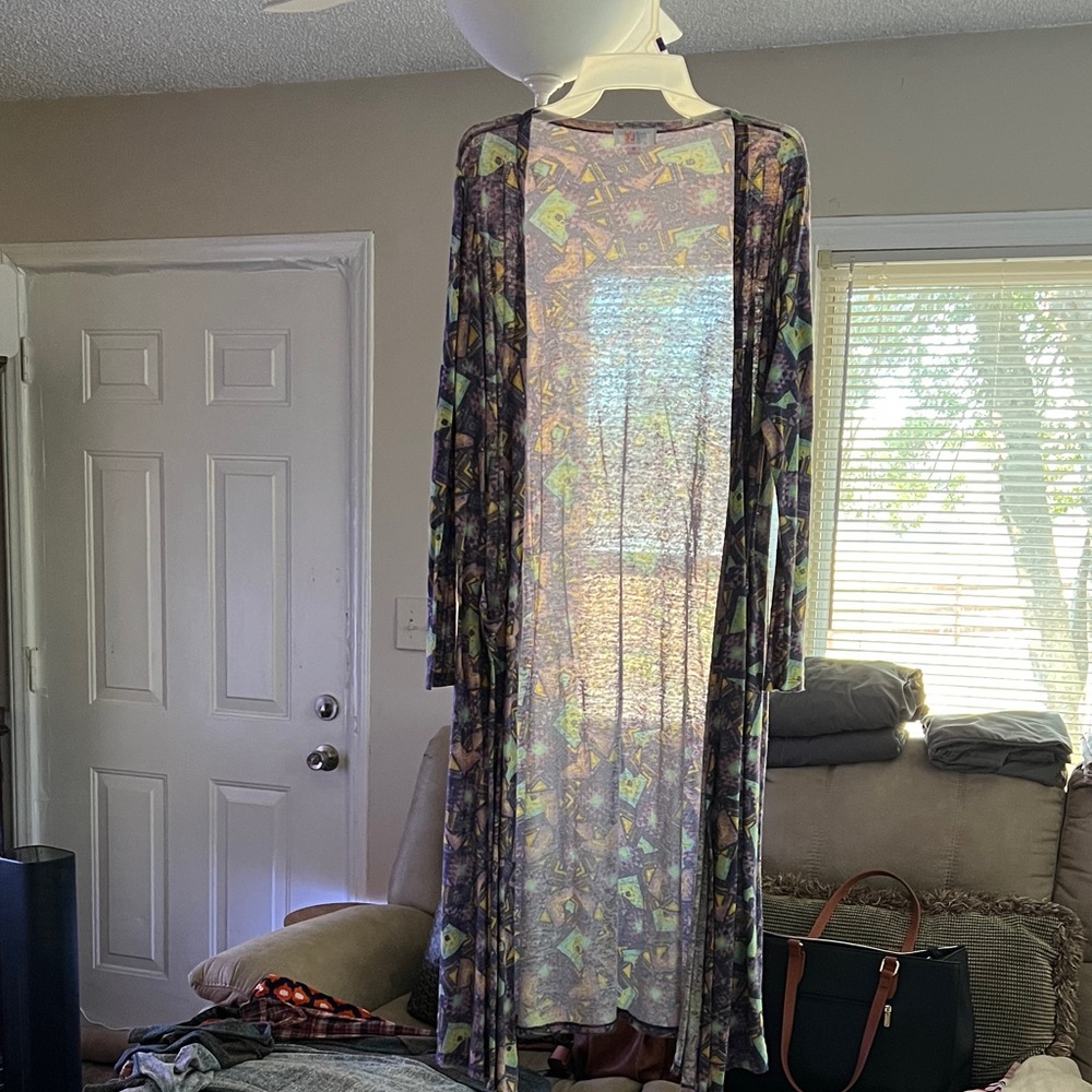 LuLaRoe Multicolor Patterned Cardigan